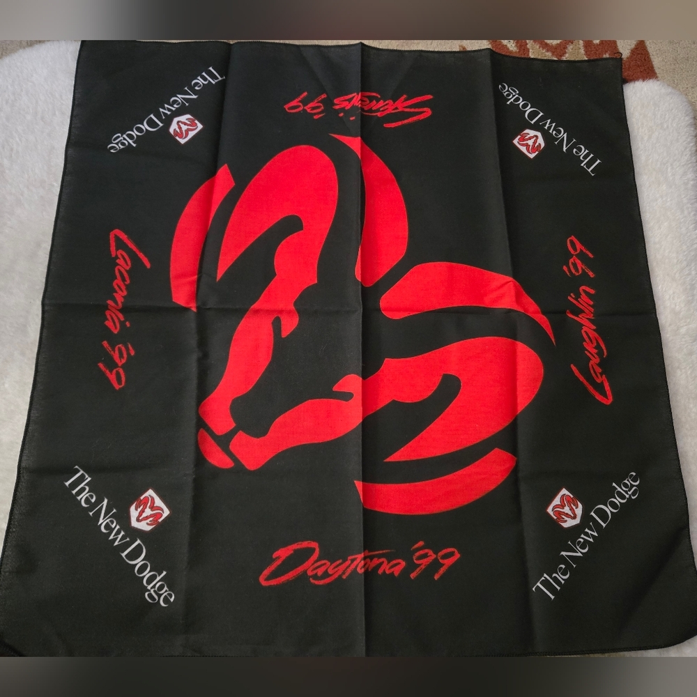 The New Dodge Ram 1999 Logo Daytona Laconia Bike Week Bandana